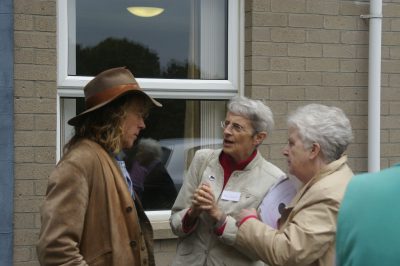 Rev Peter Owen-Jones chats to delegates